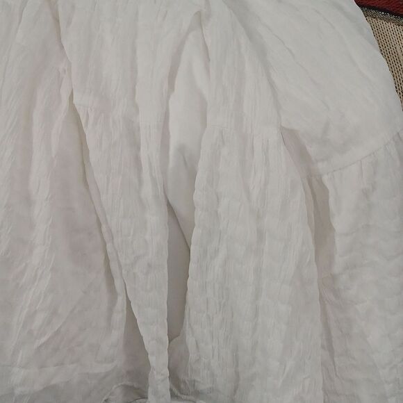 Lulus white crossover tie back sleeveless dress Sz XL NWT - Picture 11 of 11